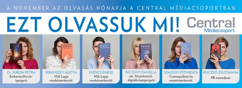 Ezt olvassuk mi! – A Central Médiacsoport őszi kampánya