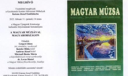 A Magyar Múzsával Kecskeméten, a Katona Házban