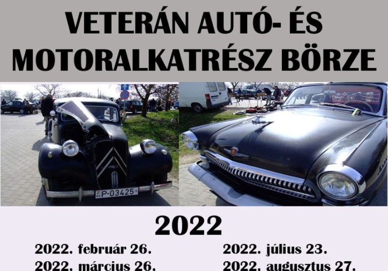 Az idei első Veterán börze Kecskeméten!