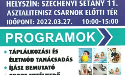 Újra egészségfejlesztő programok a Széchenyivárosban