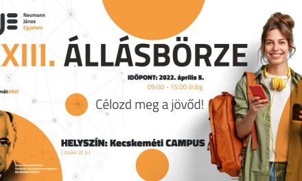 Állásbörze a Neumann János Egyetemen