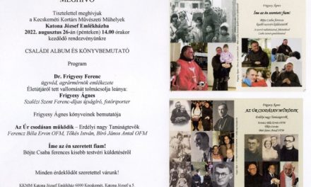 CSALÁDI ALBUM ÉS KÖNYVBEMUTATÓ