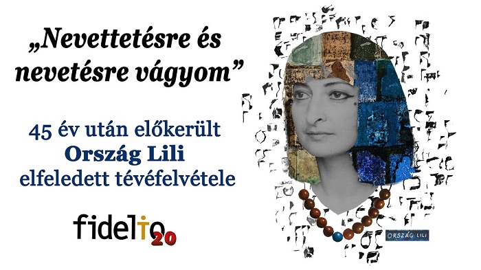 Ország Lili elfeledett tévéfelvétele