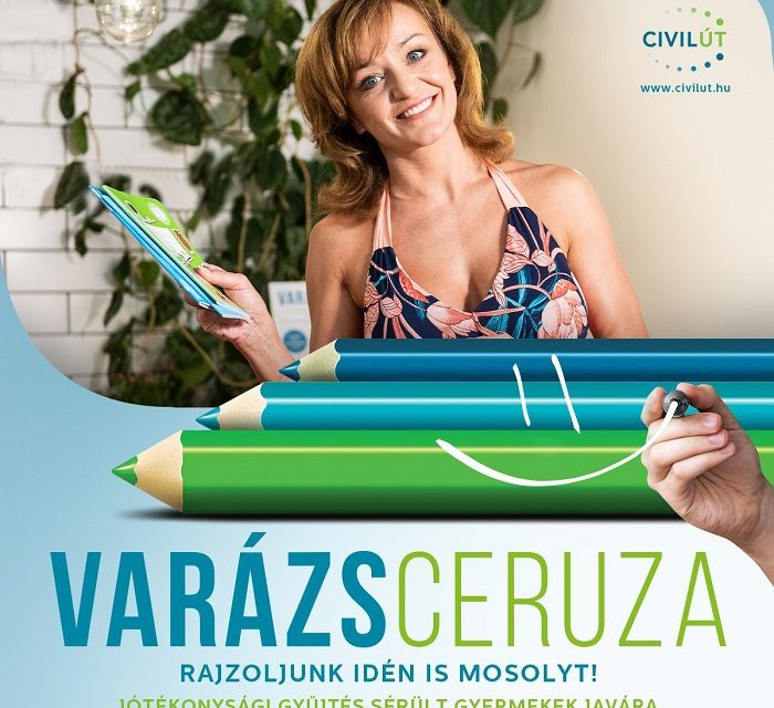 Varázsceruza jótékonysági gyűjtés Szandival