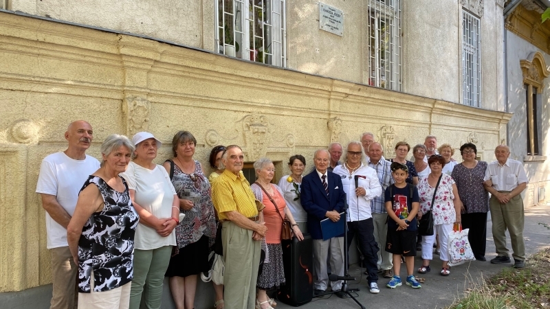 Kanizsa József emléktábla avatás Kispesten