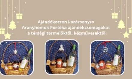 Aranyhomok Portéka karácsonyi ajándékcsomagok