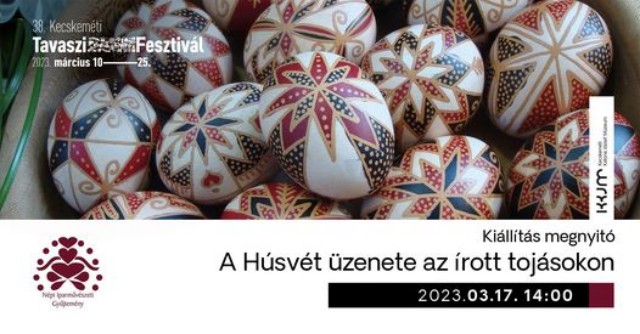 Húsvét üzenete az írott tojásokon