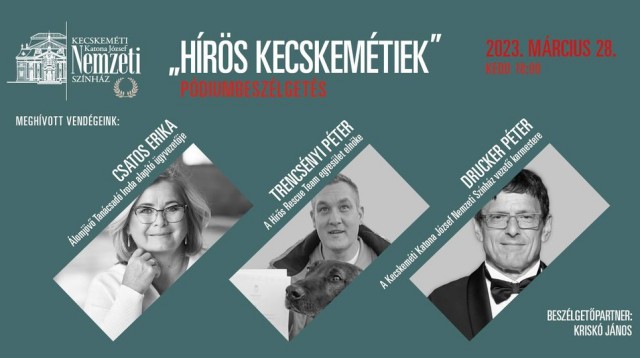 Pódiumbeszélgetés HÍRÖS KECSKEMÉTIEKKEL