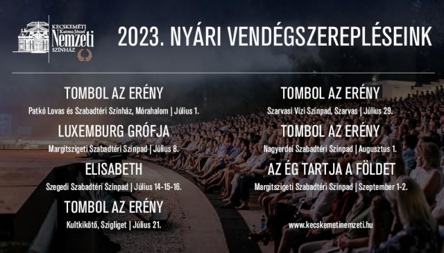 A Kecskeméti Nemzeti nyári vendégszereplései