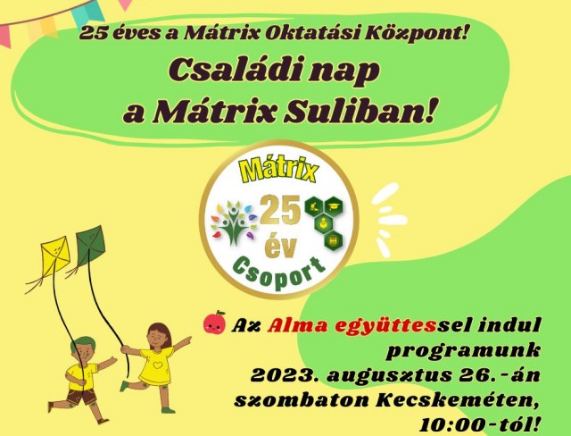 25 éves a Mátrix Oktatási Központ
