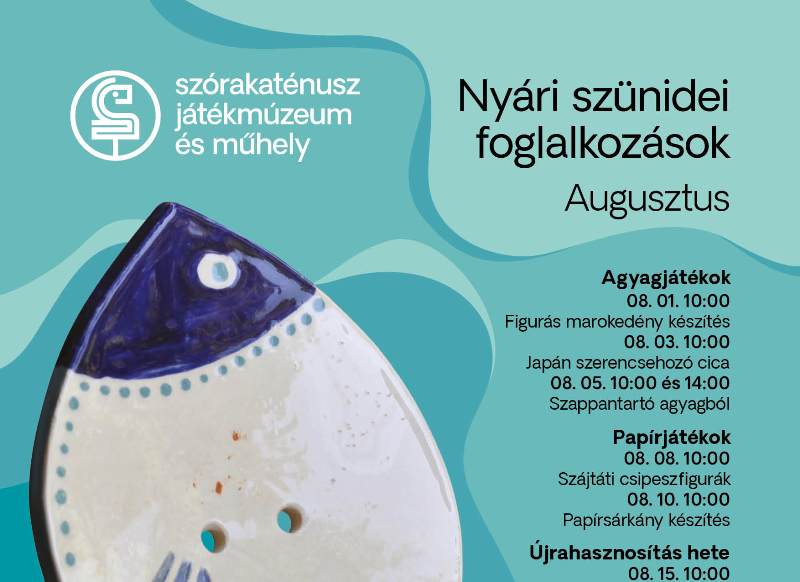 Szünidei foglalkozások a Szórakaténuszban