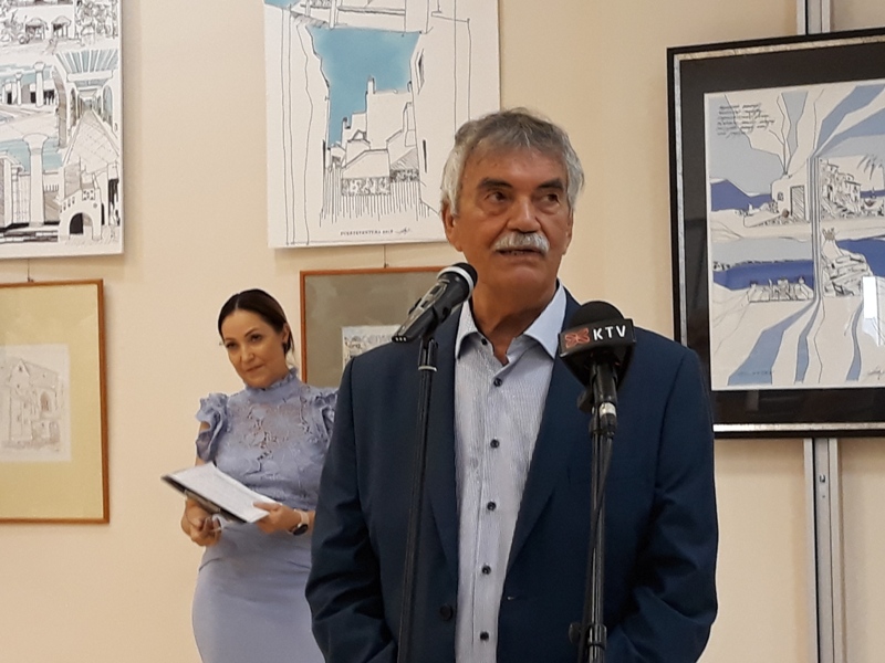 Dr. Farkas Gábor építész grafikai életmű kiállításáról