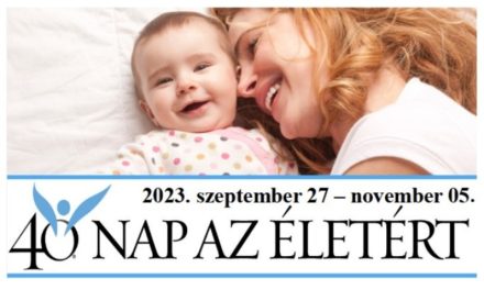 40 nap az életért!