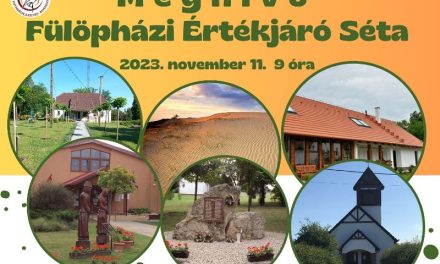 Fülöpházán folytatódik a Térségi Értékjáró Séta