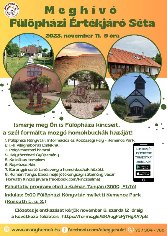 Fülöpházán folytatódik a Térségi Értékjáró Séta