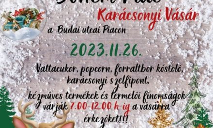 Karácsonyi vásár a Kecskeméti Piacon