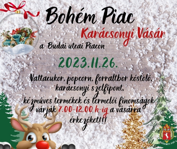 Karácsonyi vásár a Kecskeméti Piacon