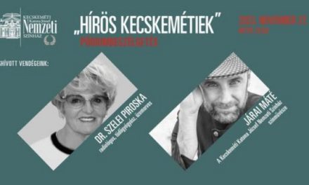 Pódiumbeszélgetés két hírös kecskemétivel