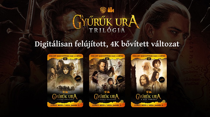 Gyűrűk Ura hétvégével kezdi 2024-et a Lurdy Mozi!