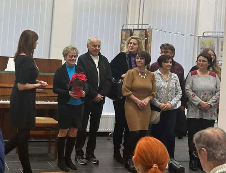 Téli táj advent idején – Az Örömfestők kiállítása
