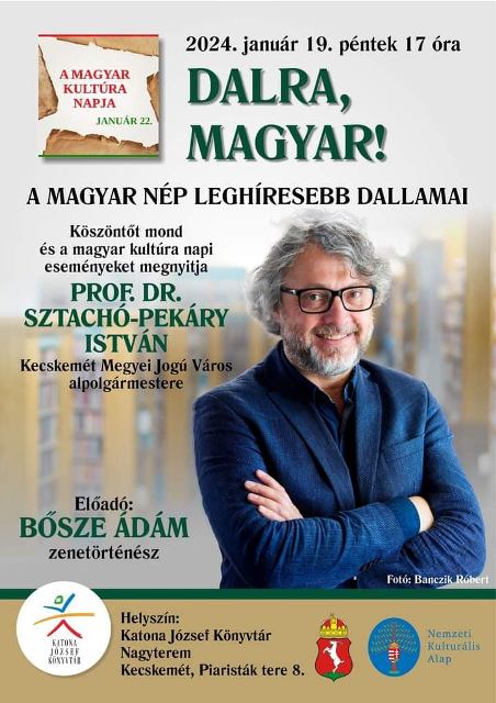 "Dalra, Magyar!" - Bősze Ádám előadása Kecskeméten
