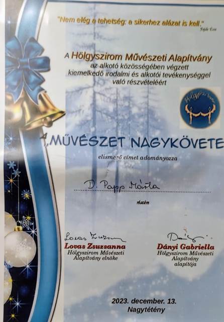 Az ecset és az ujjai segítségével varázsolja a vászonra mindazt, ami legbelül van