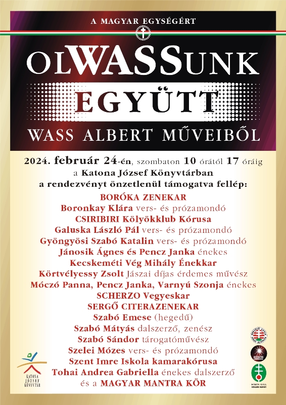Olvassunk együtt Wass Albert műveiből!