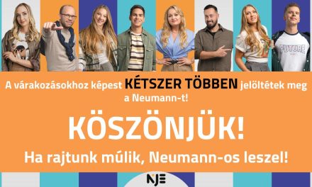 Közel 2000 egyetemi hallgató a Neumannon – 2024 felvételi