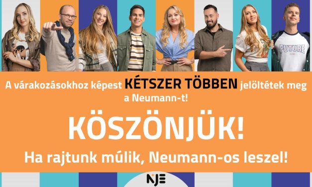 Közel 2000 egyetemi hallgató a Neumannon – 2024 felvételi