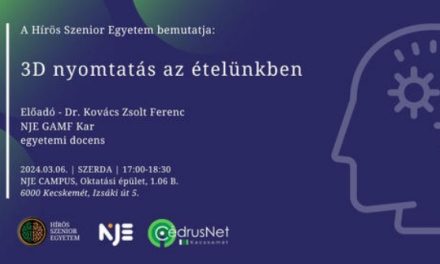 3D nyomtatás az ételünkben