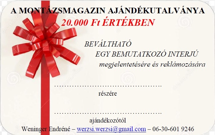 Bemutatkozó interjúk készítését vállaljuk!