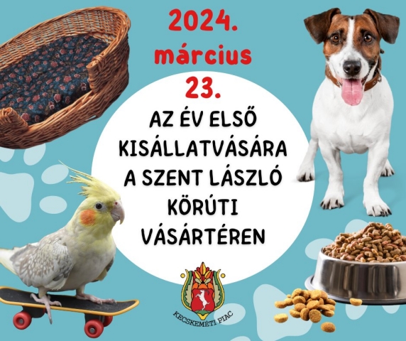 Az év első kisállatvására Kecskeméten