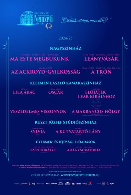 2024/25-ös évad - Kecskeméti színházi beharangozó