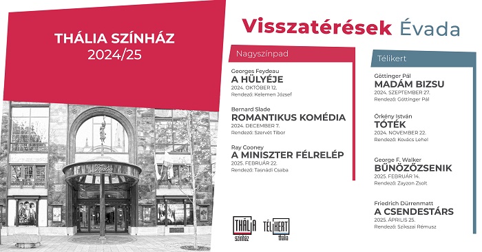 Kihírdette új évadát a Thália Színház