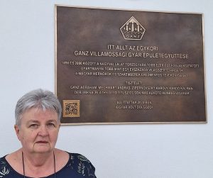 A Ganz Villany Gyár emléktáblája Budán