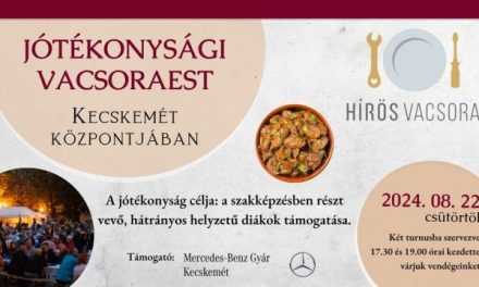 Vacsora a jótékonyság jegyében
