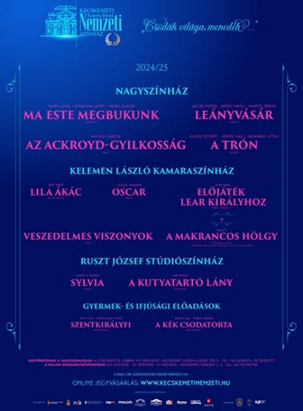 Már kaphatók a szeptemberi színházjegyek!
