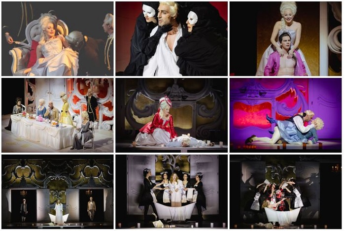 Veszedelmes viszonyok színházi játék Mozart műveivel