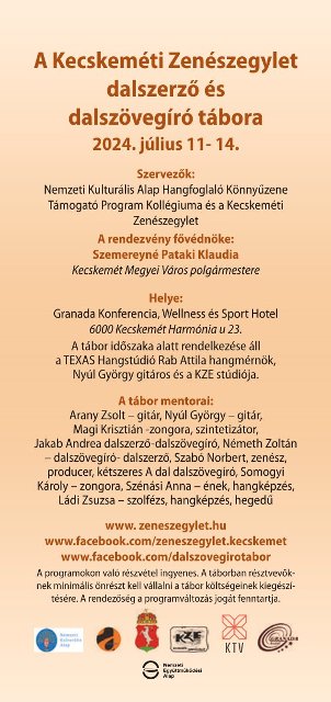A Kecskeméti Zenészegylet kecskeméti táborai