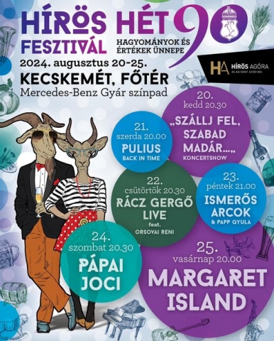 Kezdődik a 90. Hírös Hét Fesztivál