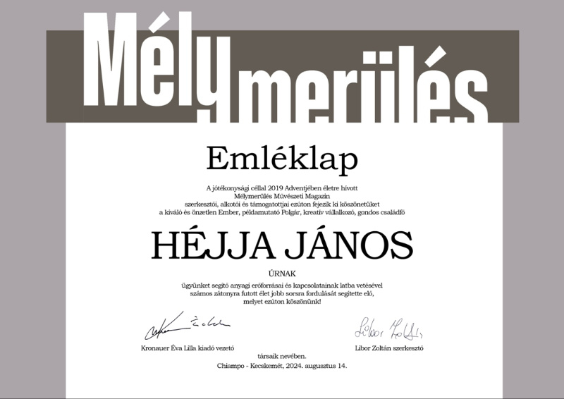 Mélymerülés Podcast a világhálón 