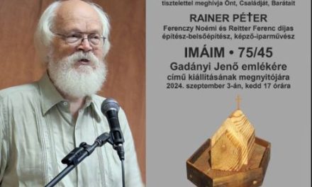 Rainer Péter IMÁIM • 75/45 Gadányi Jenő emlékére című kiállítás