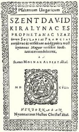 Szenczi Molnár Albert kettős évfordulója