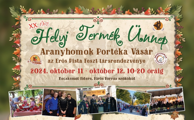 Jubileumát ünnepli az Őszi Helyi Termék Ünnep