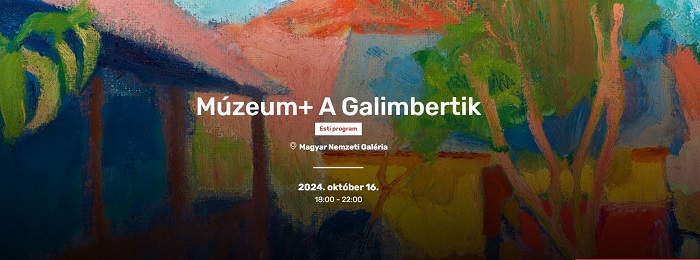 Múzeum+ programsorozat – Magyar Nemzeti Galéria
