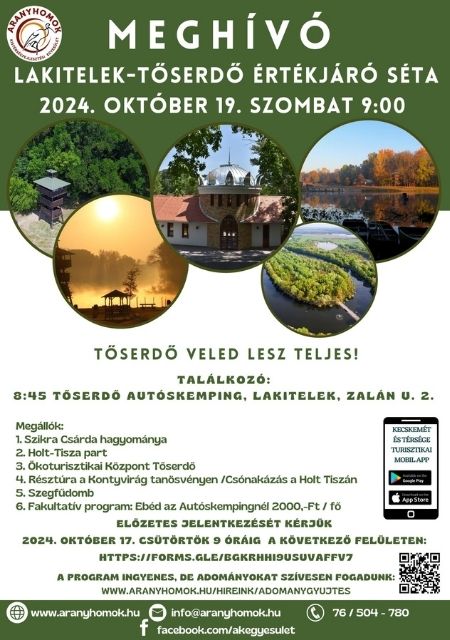 Sétáljon velünk Lakitelek-Tőserdőben!