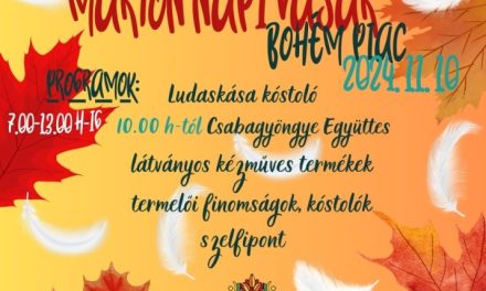 Márton-napi vásár a Budai utcai Piacon