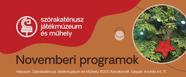 Novemberi programok a Szórakaténuszban