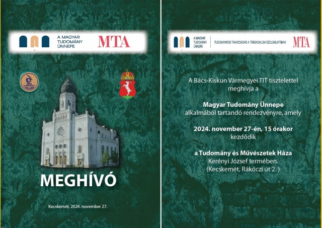 Professzorok előadásai a TIT-ben