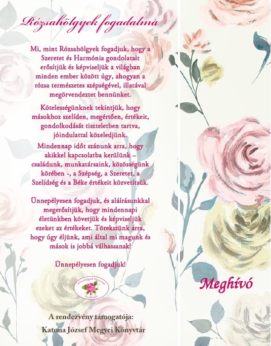A Rózsahölgyek jótékonysági teadélutánja